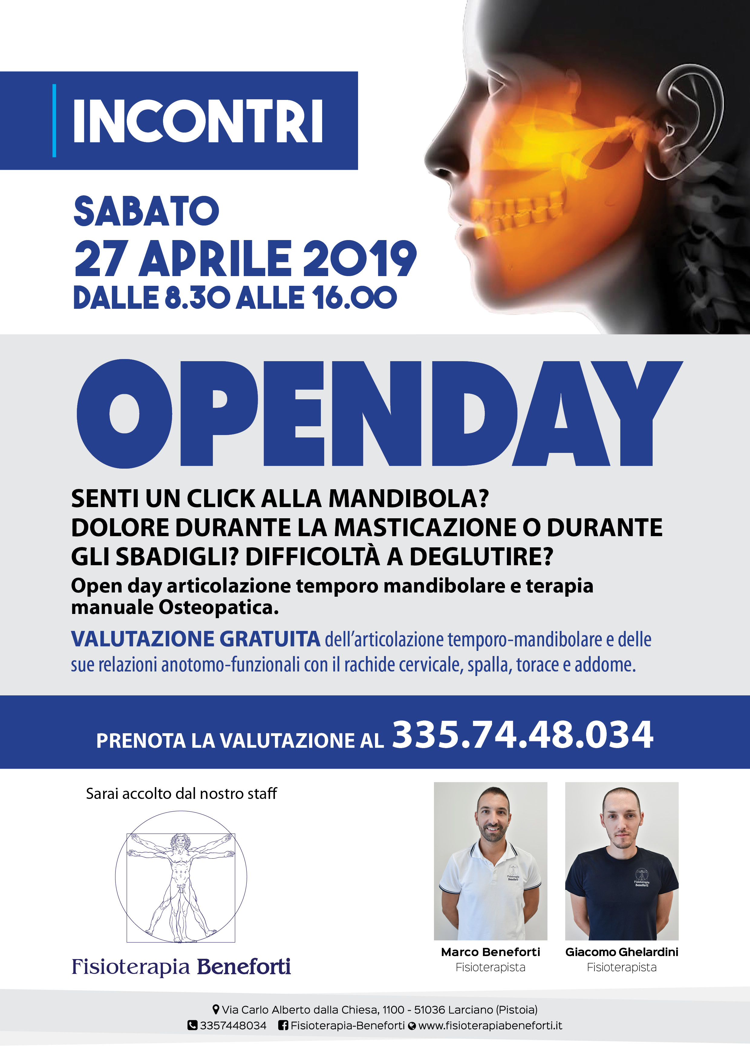 Open Day - Articolazione Temporo Mandibolare